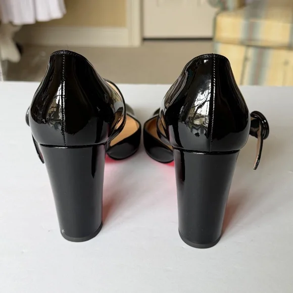 Christian Louboutin Black Patent Leather Mary Jane Size 11.5 (41.5) - Picture 9 of 9